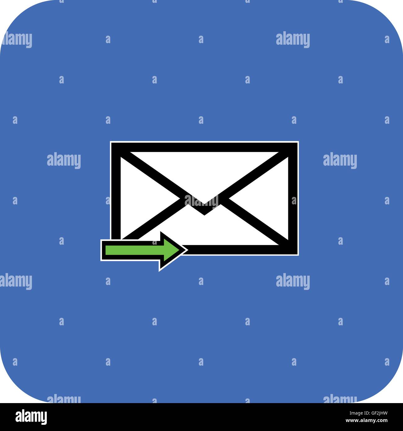 Email symbol letter icon - vector Stock Vector Image & Art - Alamy