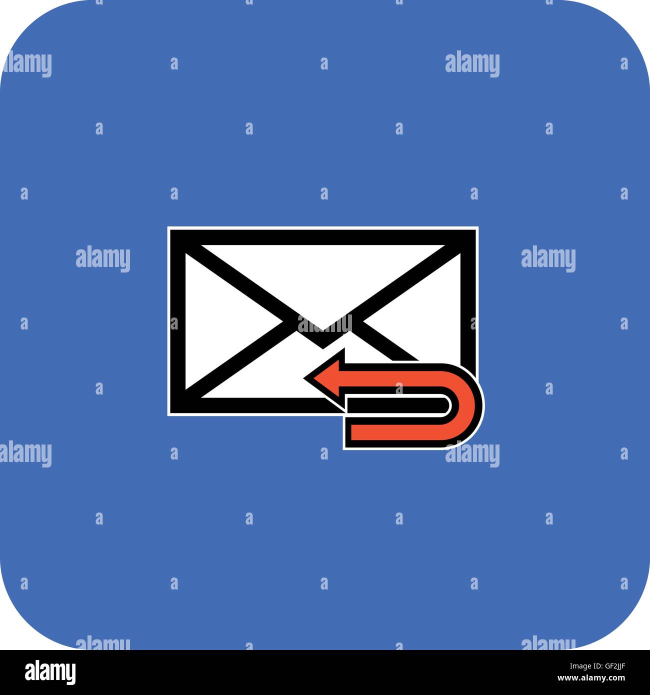 Email symbol letter icon - vector Stock Vector Image & Art - Alamy