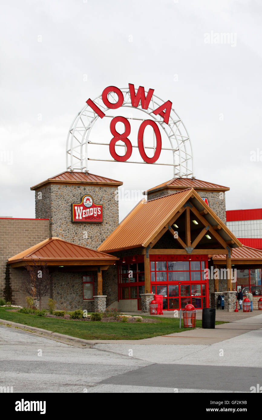 Iowa 80 truckstop, Walcott, Iowa, USA Stock Photo Alamy