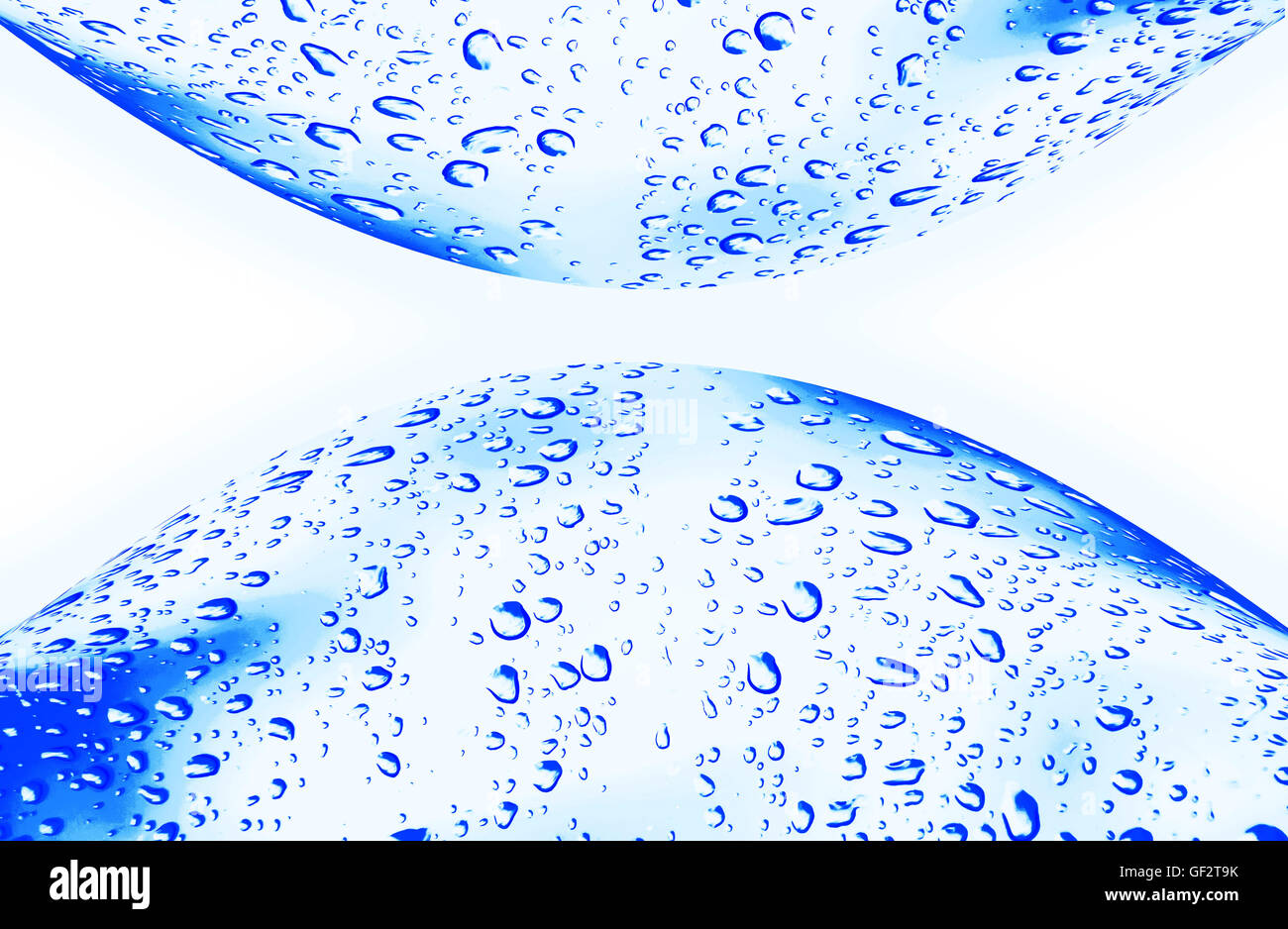 abstract blue color background with drop water Stock Photo - Alamy