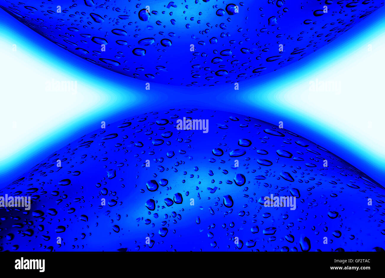 abstract blue color background with drop water Stock Photo - Alamy