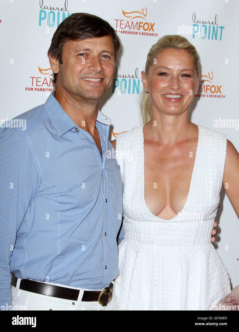 Los Angeles, CA, USA. 27th July, 2016. 27 July 2016 - Los Angeles, California - Grant Show and wife Katherine LaNasa. Raising The Bar To End Parkinson's Fundraiser held at Laurel Point in Studio City. Photo Credit: AdMedia Credit:  AdMedia/ZUMA Wire/Alamy Live News Stock Photo