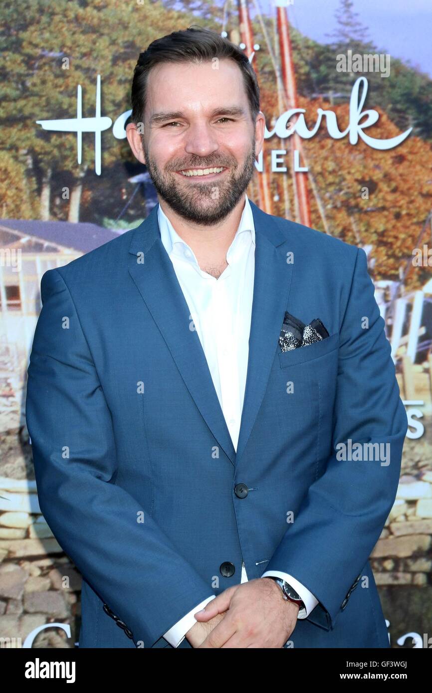 Beverly Hills, CA. 27th July, 2016. Geoff Gustafson at arrivals for Hallmark Summer TCA event