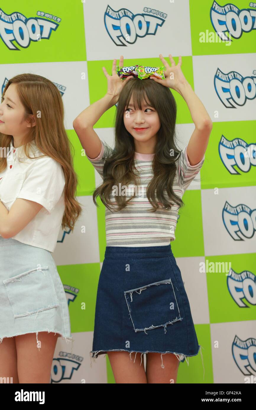 Seoul, Korea. 28th July, 2016. CIVA attend fans meeting conference at