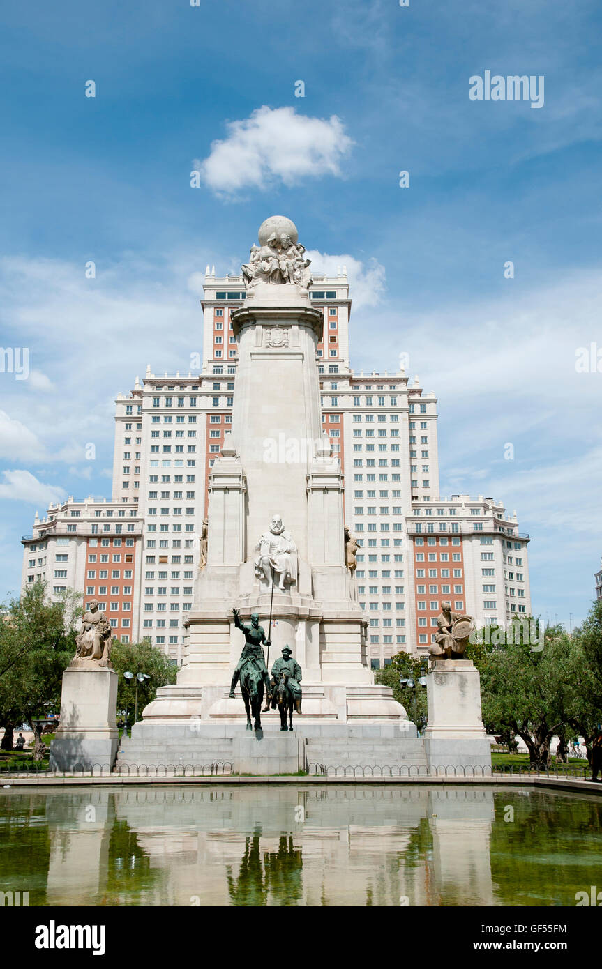 Plaza de Espana Madrid Spain Stock Photo Alamy