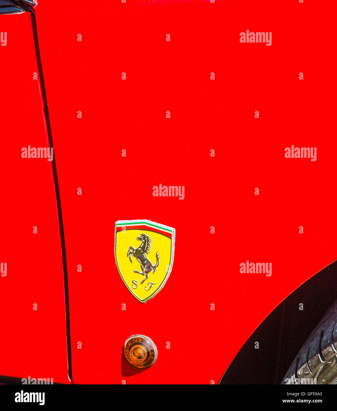 Ferrari sportscar fast Italian car Ray Boswell Stock Photo