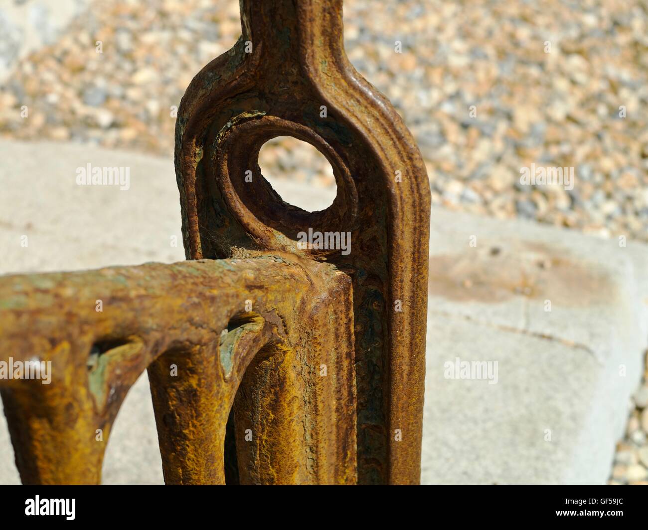 Rusty railings at Hove Sussex UK Stock Photo - Alamy