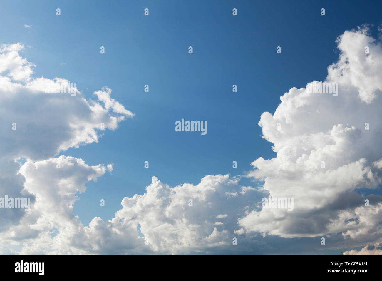 Blue sky and clouds with copy space Stock Photo - Alamy