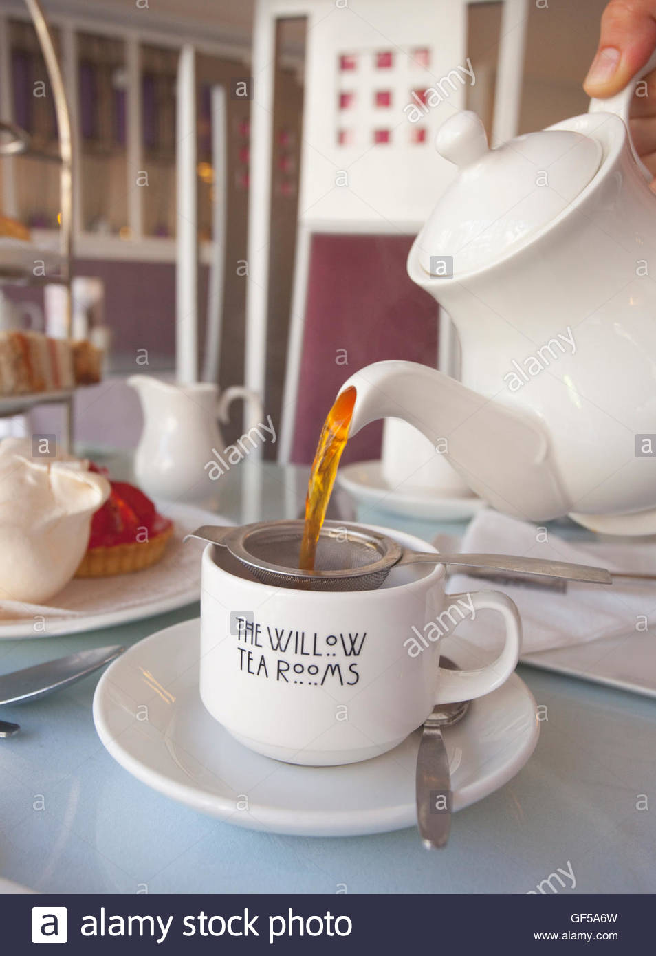 Afternoon Tea In The Willow Tearoom Designed By Celebrated