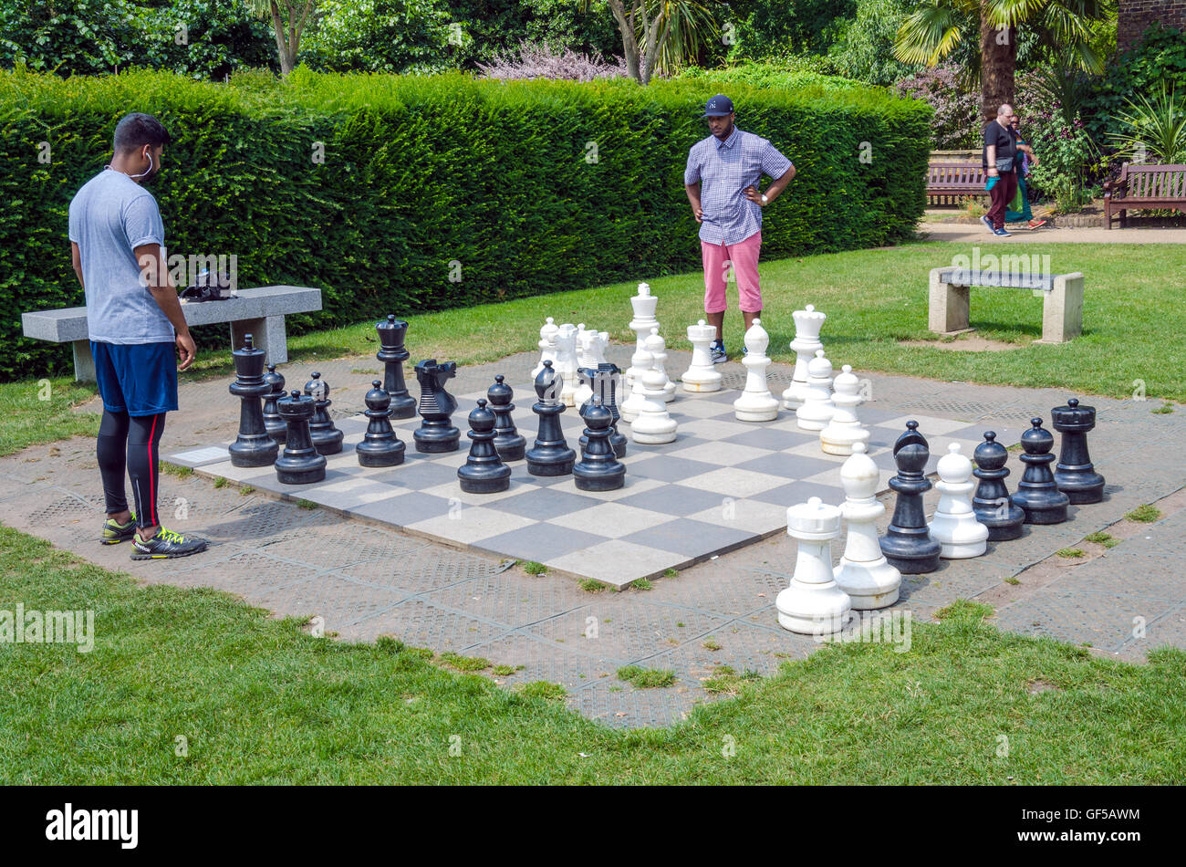 Turkey, Belek - May 20, 2019. Papilon Zeugma Hotel. Playing Outdoor Chess  Large Chess Pieces. Mother and Daughter Stock Video - Video of baby, dress:  160137023