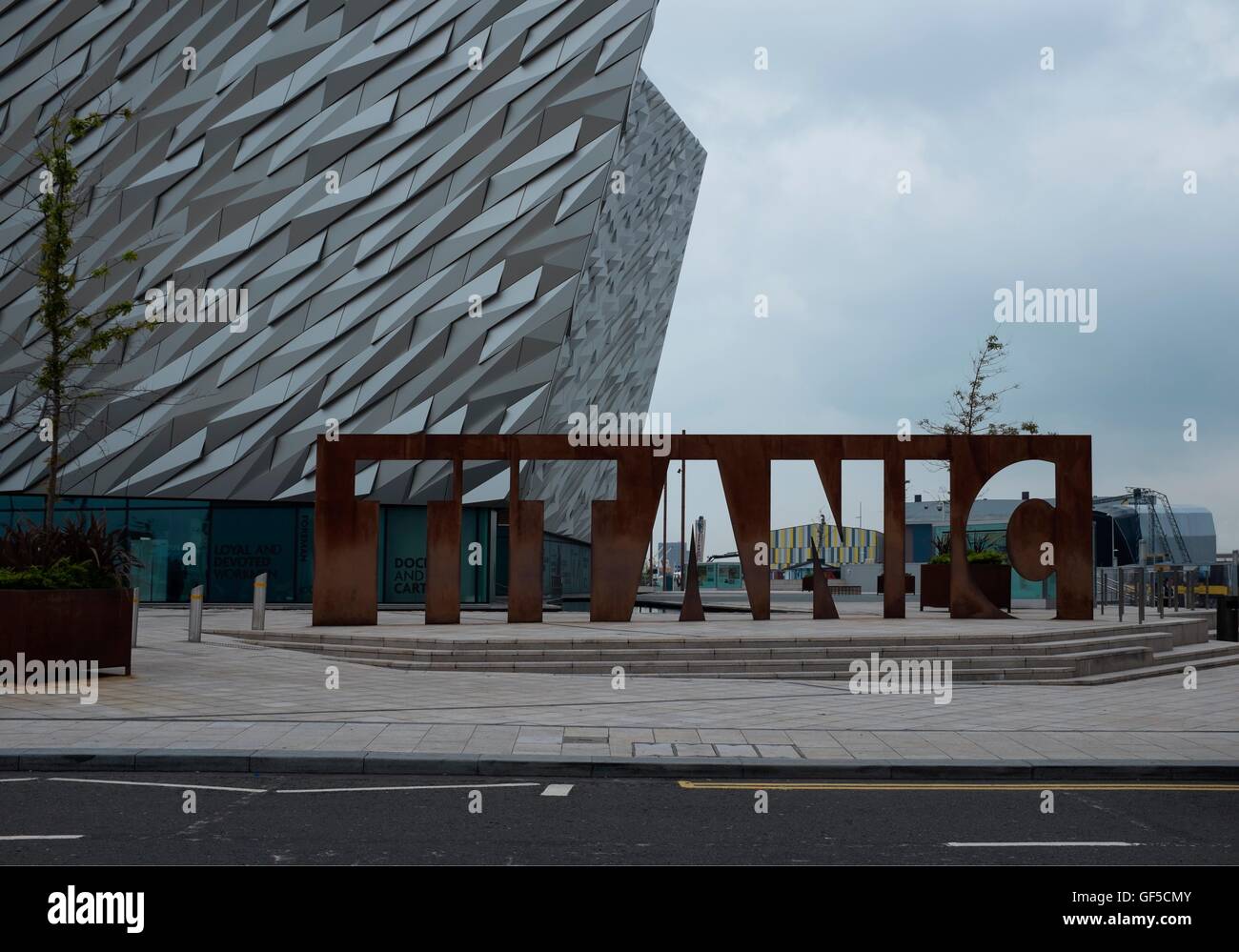 Titanic Belfast visitor attraction Stock Photo