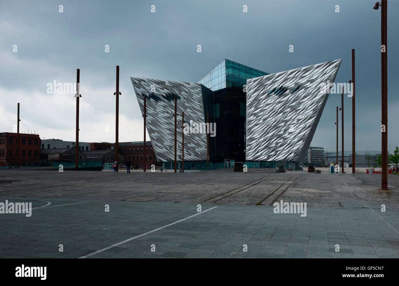 Titanic Belfast visitor attraction Stock Photo