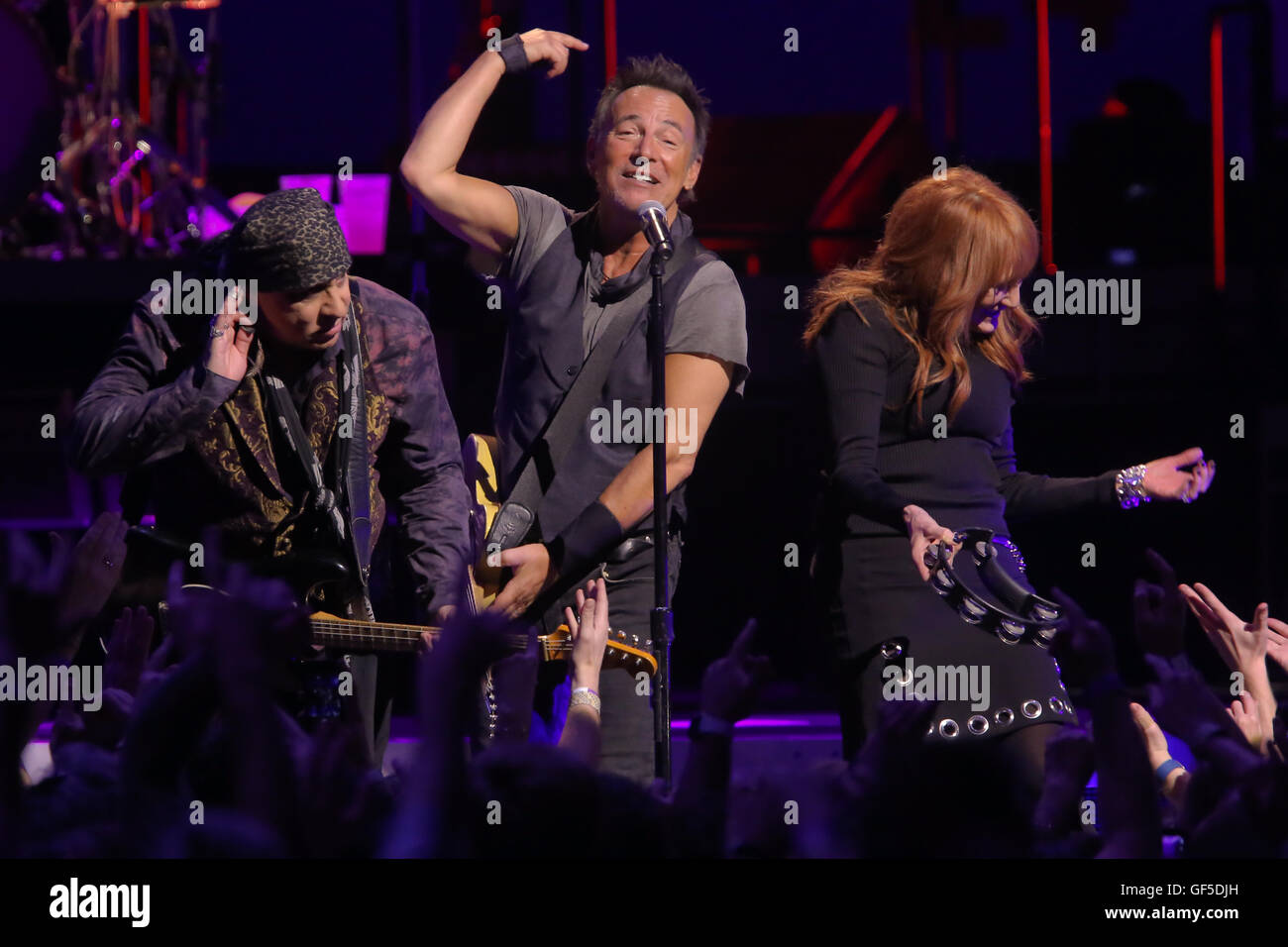 LOS ANGELES CA Bruce Springsteen And The E Street Band performing live at The Los Angeles