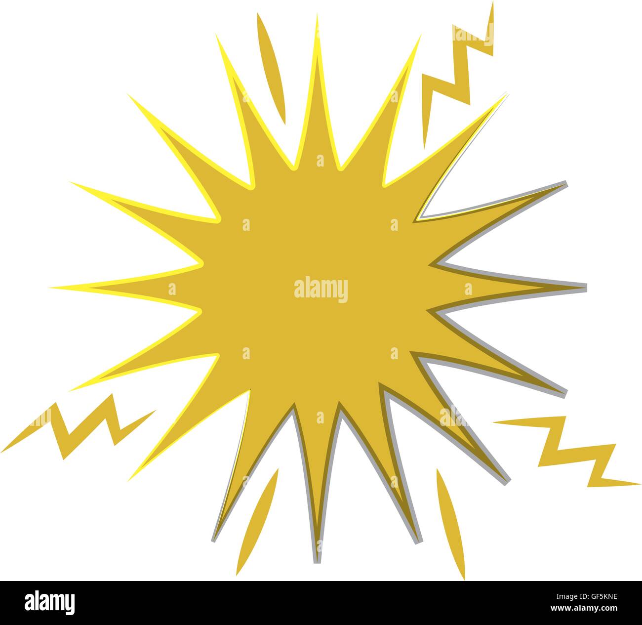 explosion banner isolated icon design Stock Vector Image & Art - Alamy