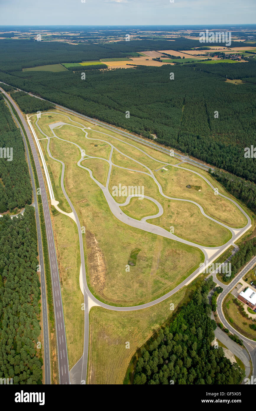 Aerial View Volkswagen Ag Test Track Ehra Lessien Test Track In Stock Photo Alamy