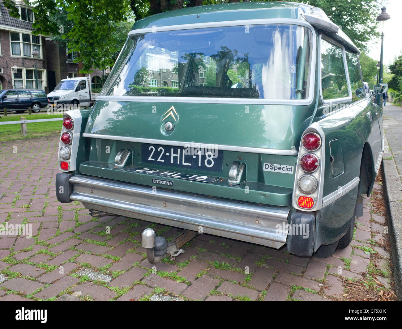 Citroen DS Station Wagon, iconic classic French car. Stock Photo