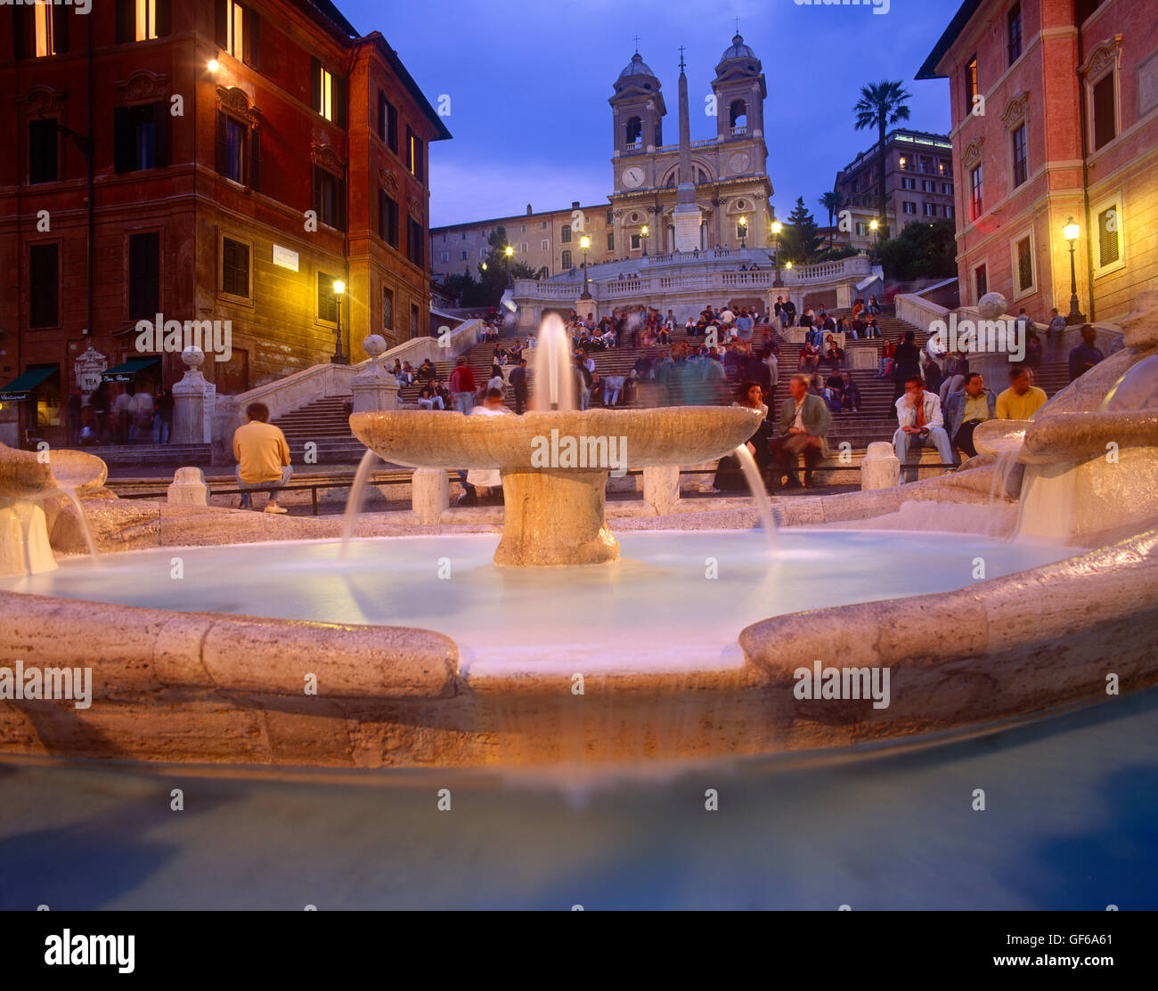 Spanish Steps, Rome, Lazio, Italy Stock Photo