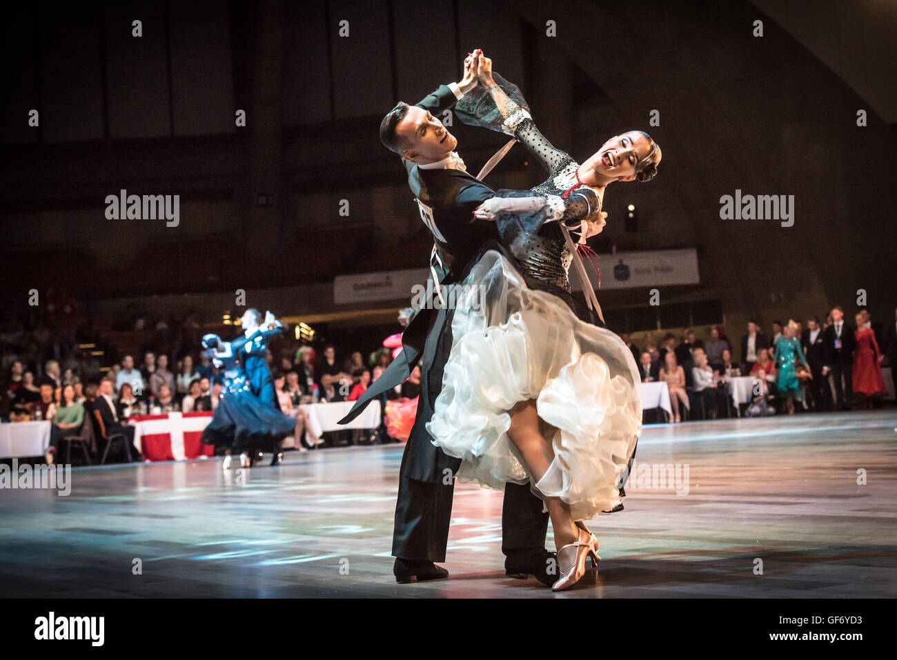 Dancers Dancing Ballroom Dance Stock Photo