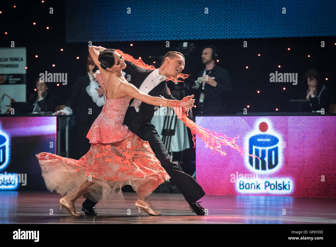 Dancers Dancing Ballroom Dance Stock Photo - Alamy