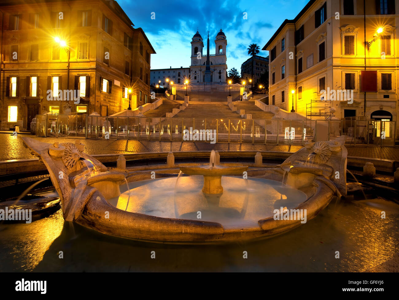 Spanish Steps and fountain in Rome, Italy Stock Photo Alamy