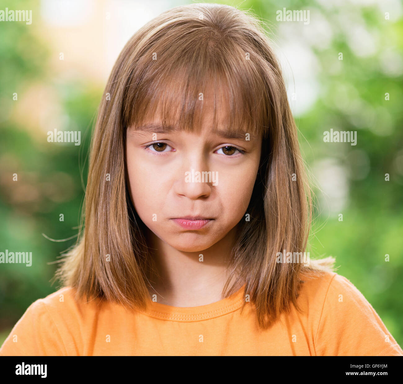 Portrait of beautiful girl Stock Photo