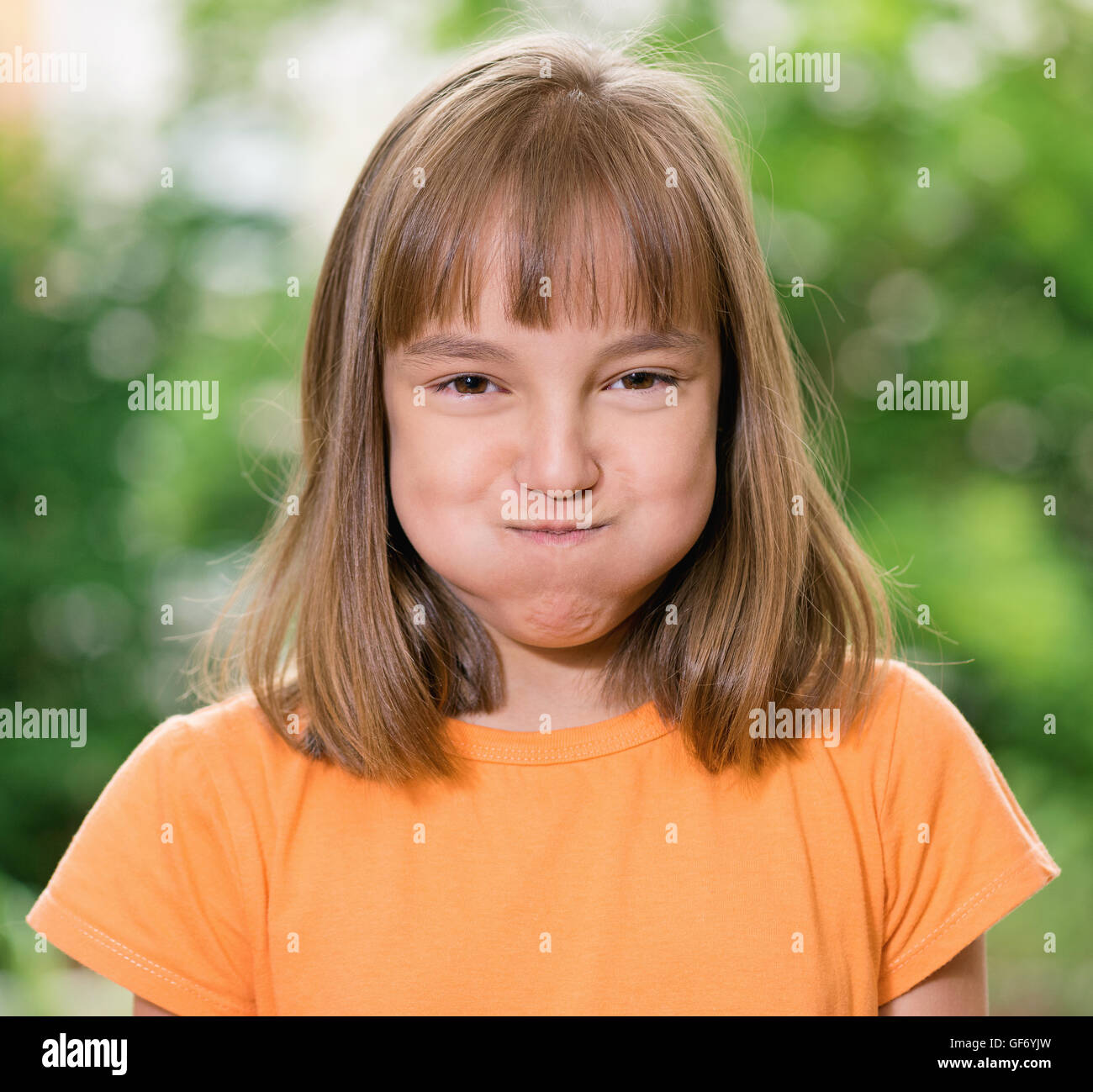 Portrait of beautiful girl Stock Photo
