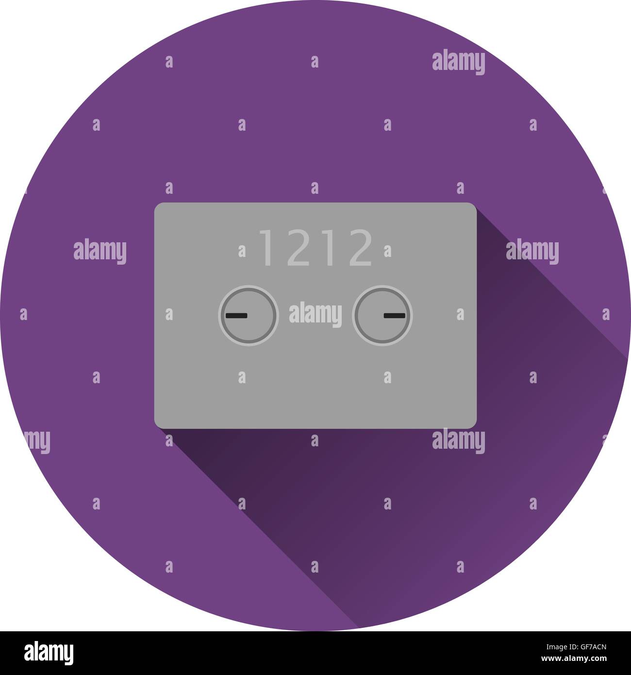 Safe cell icon flat hi-res stock photography and images - Alamy