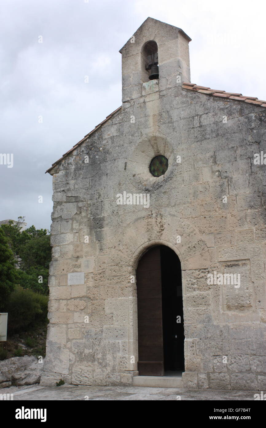 La chapelle SaintBlaise des BauxdeProvence Stock Photo Alamy