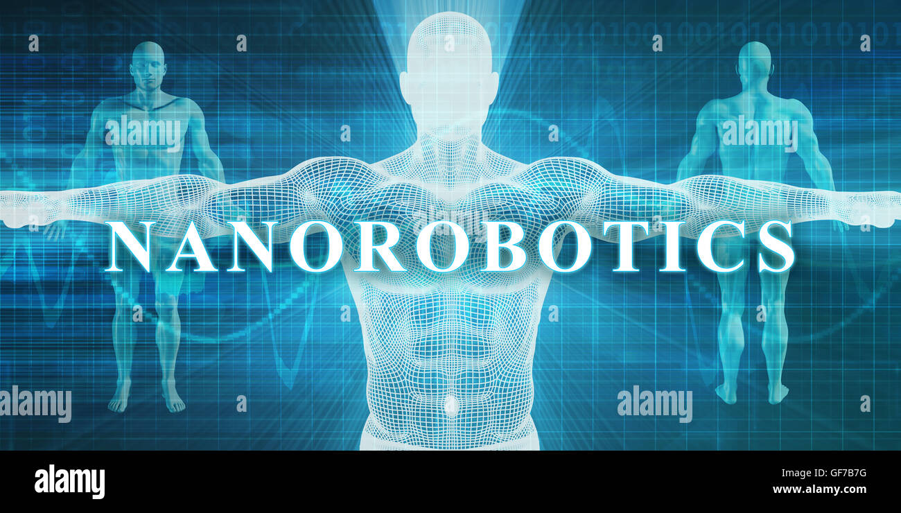 Nanorobotics as a Medical Specialty Field or Department Stock Photo