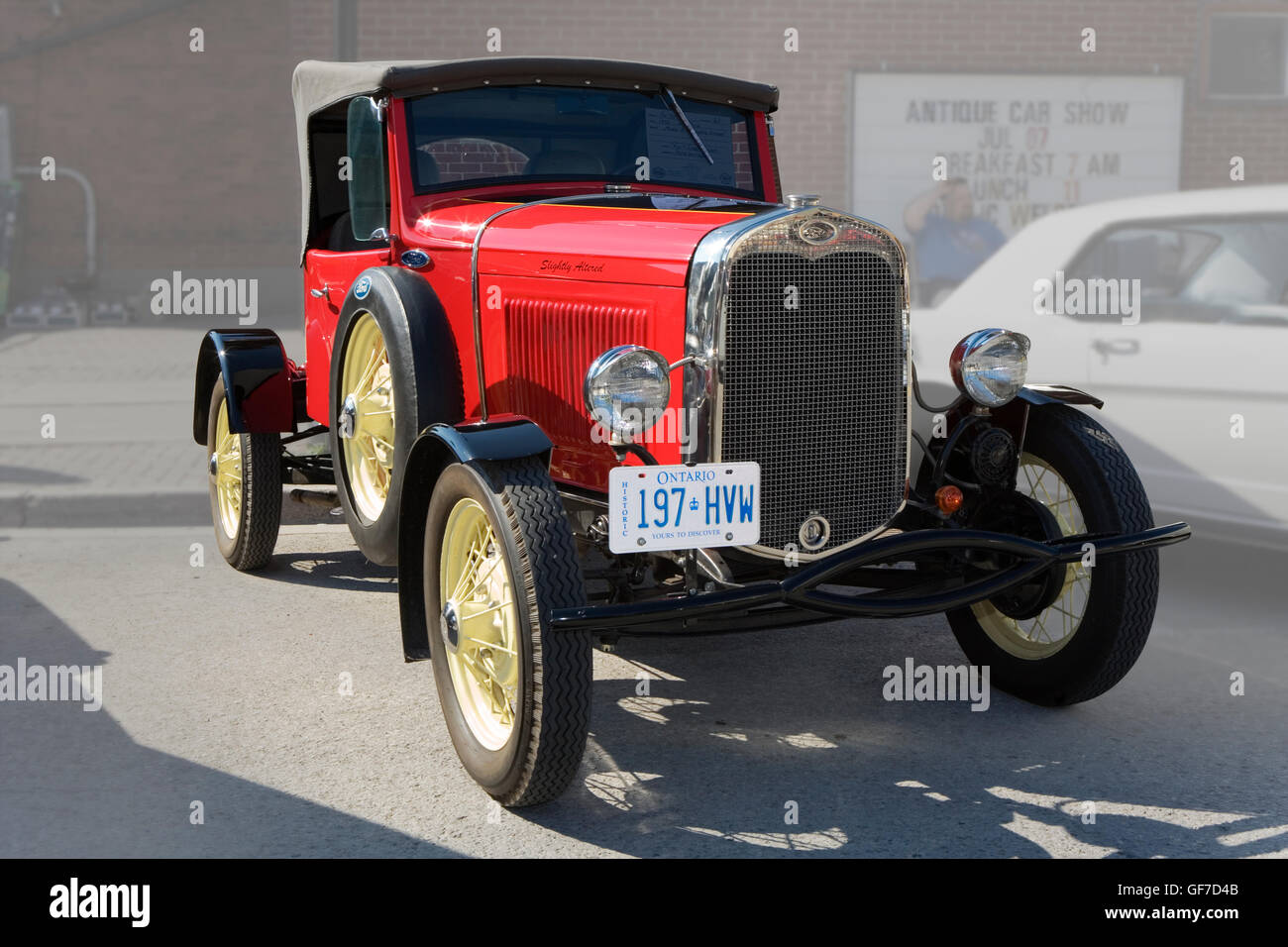 Antique car Ford A 1930 Stock Photo