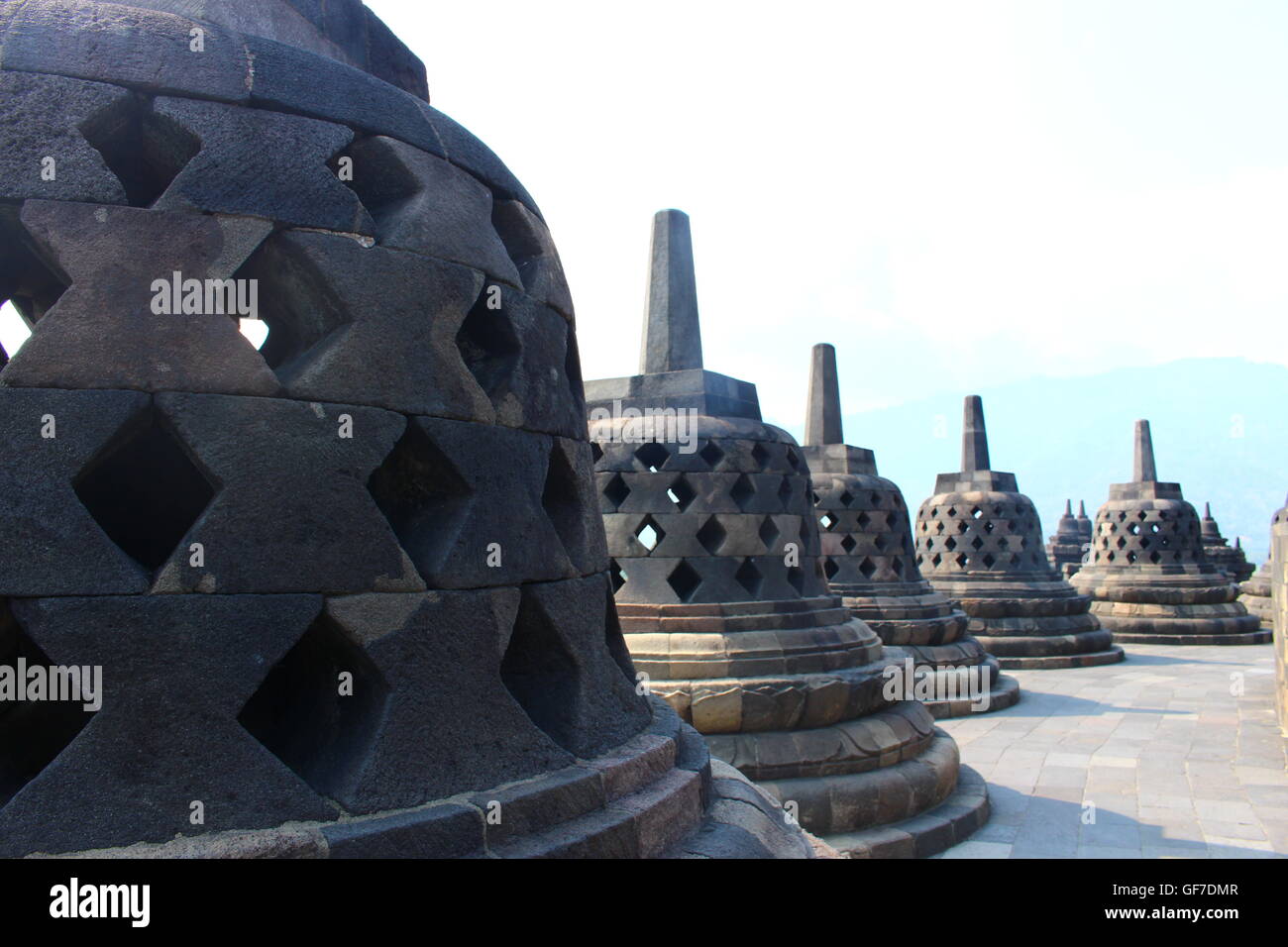 Bell Borobudur temple Stock Photo - Alamy