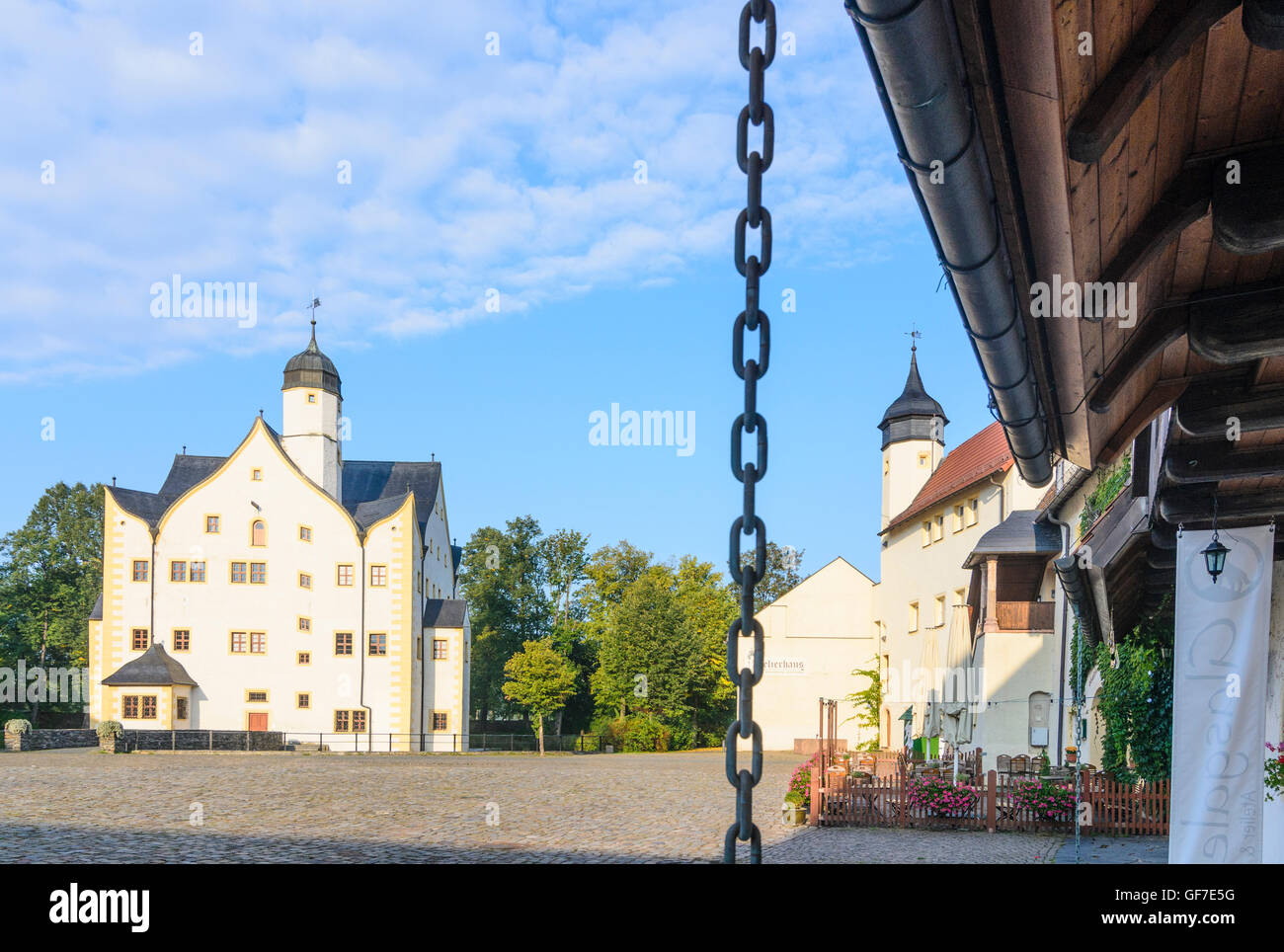 Chemnitz: Wasserschloss Klaffenbach Castle, Germany, Sachsen, Saxony, Stock Photo