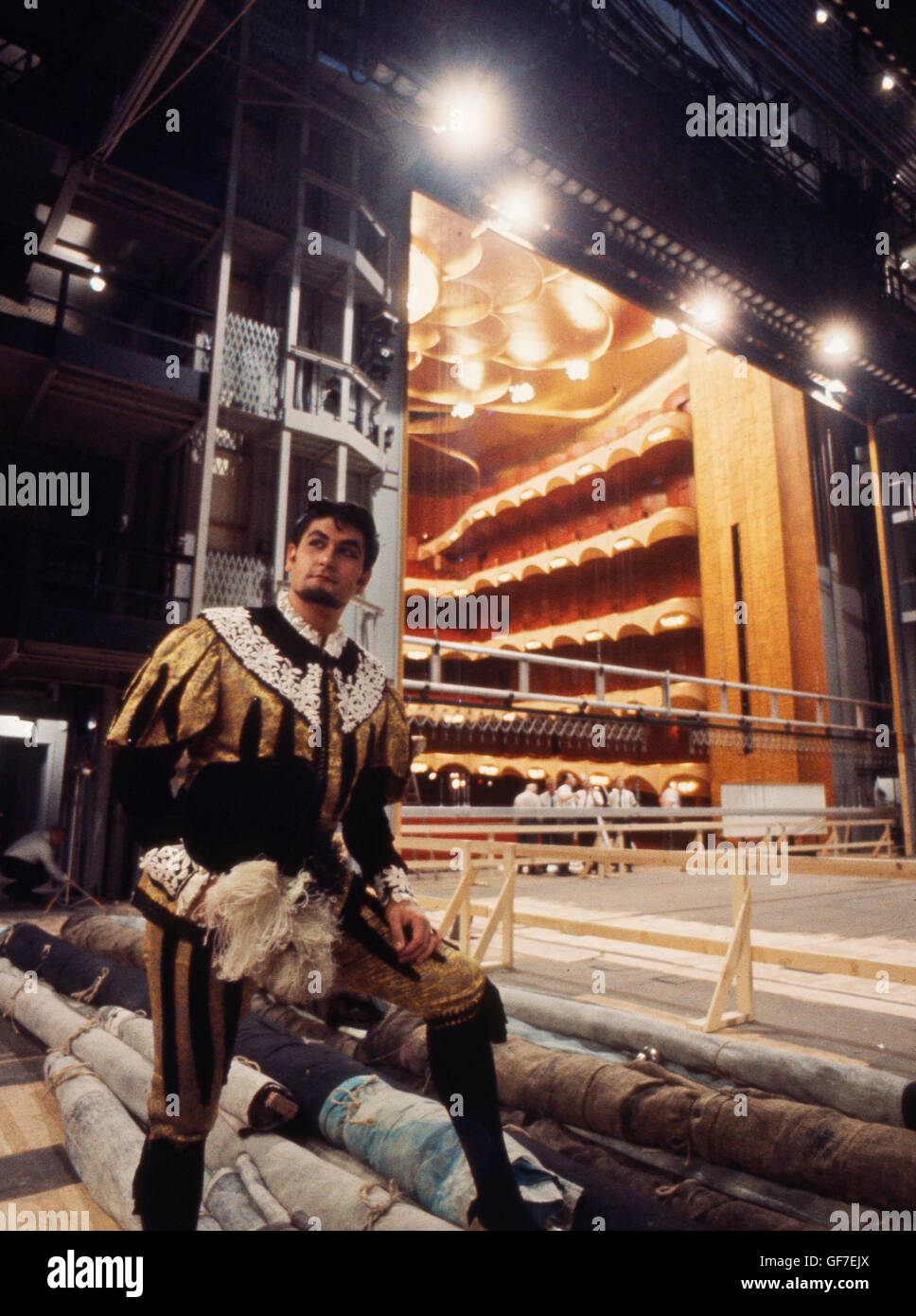 Justino Diaz, bass-baritone at the Metropolitan Opera in New York City, 1966 Stock Photo
