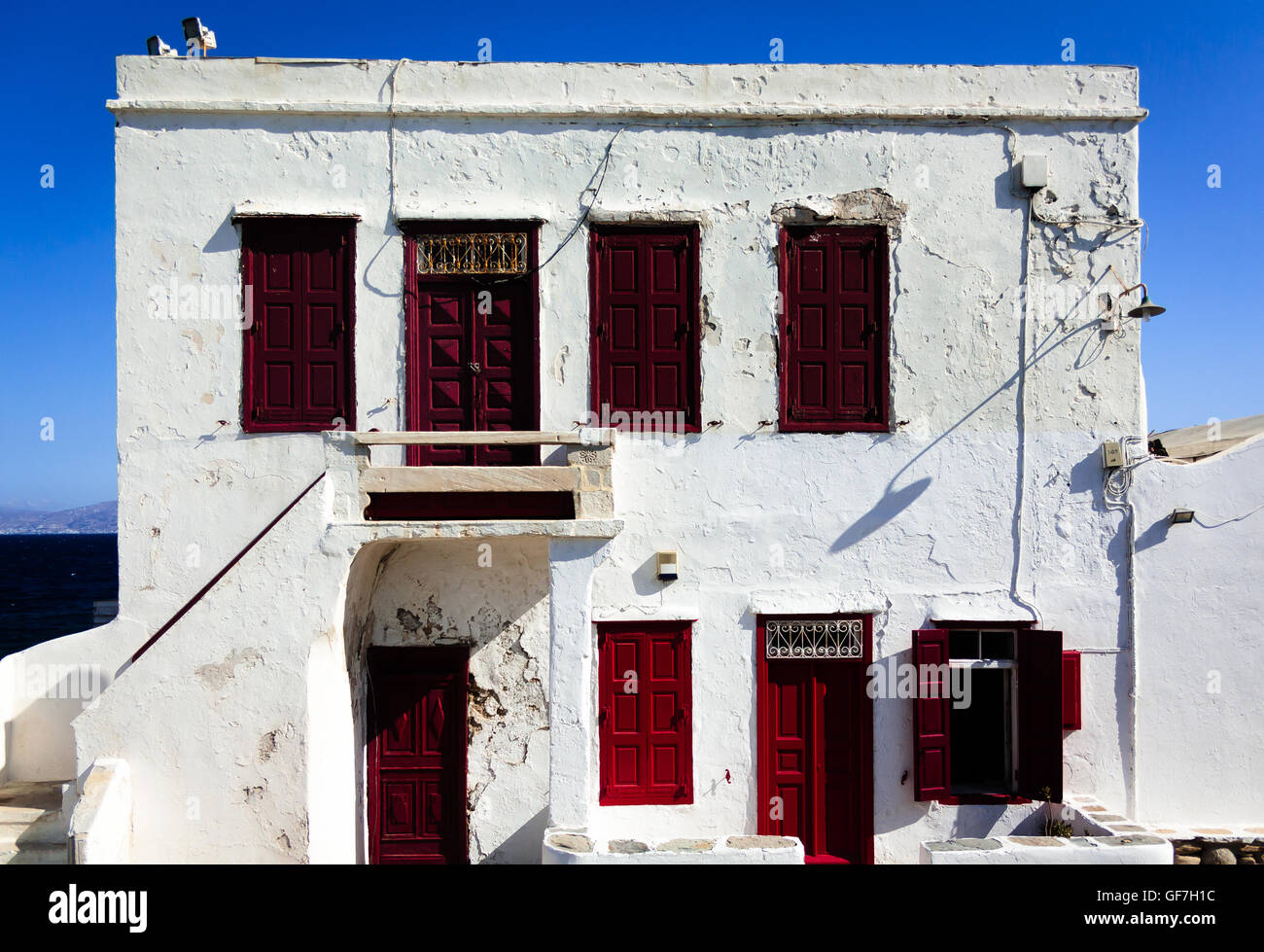 Photo of a house in Greece Stock Photo Alamy