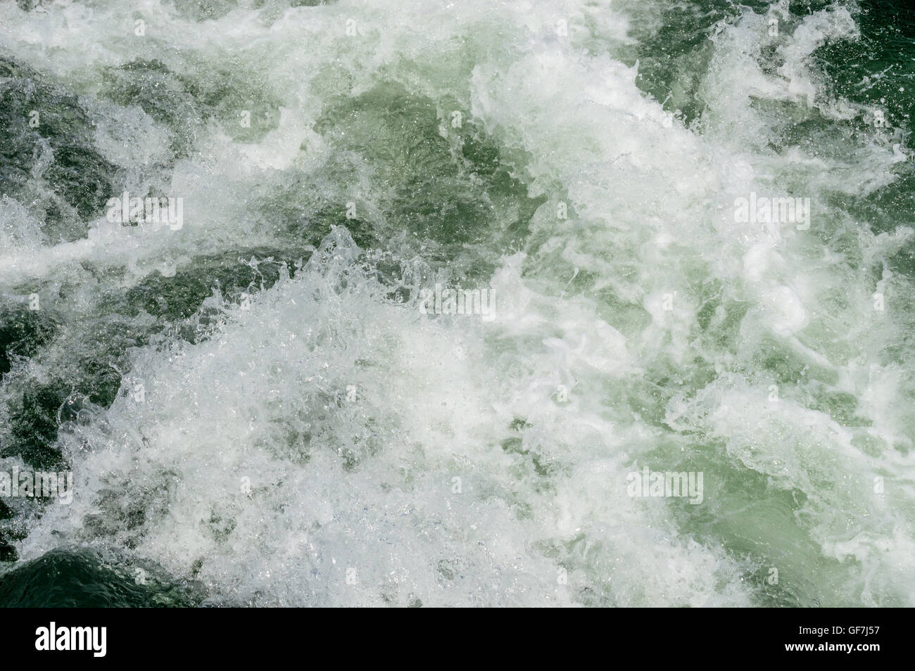 Foamy Sea Surface With Waves Stock Photo - Alamy