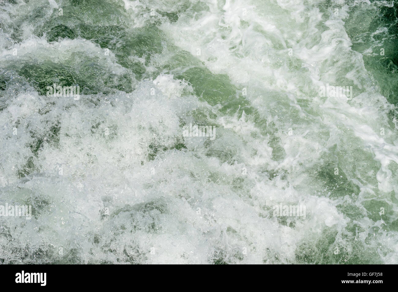 Foamy Sea Surface With Waves Stock Photo - Alamy