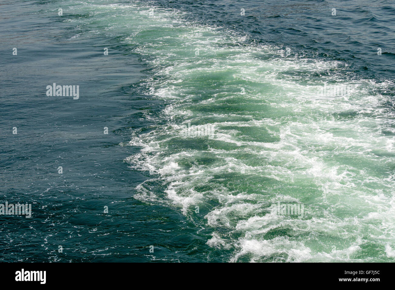 Foamy Sea Surface With Waves Stock Photo - Alamy