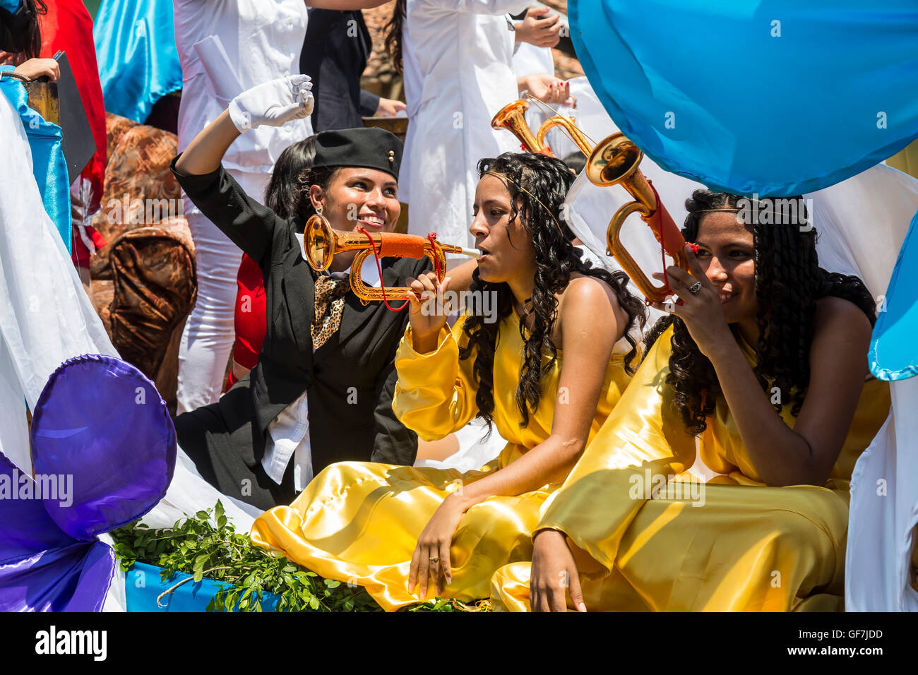 El Sauce, Nicaragua June 2016. Carnival in the streets of El Sauce