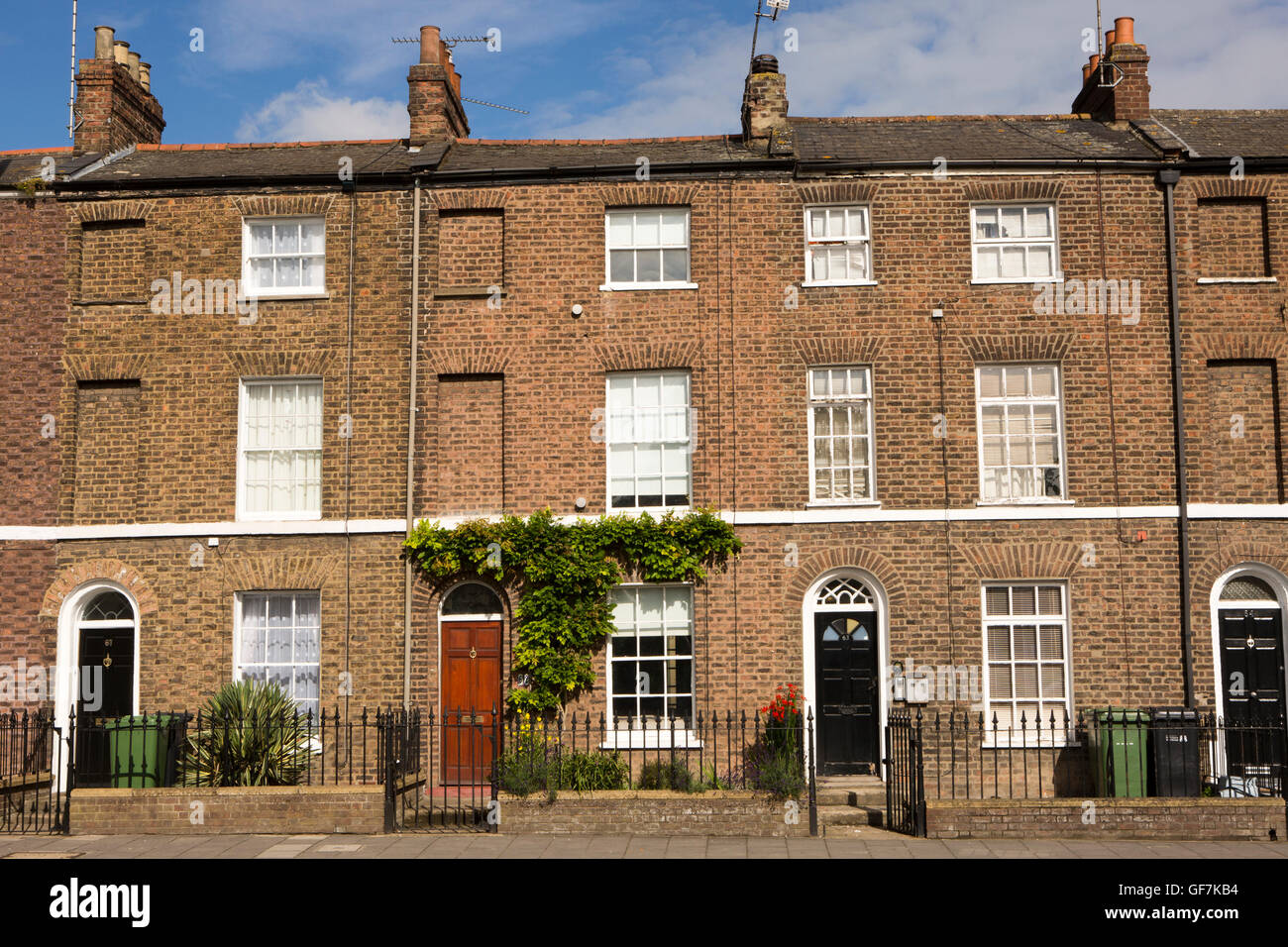 UK, England, Norfolk, King’s Lynn, London Road, terrace of