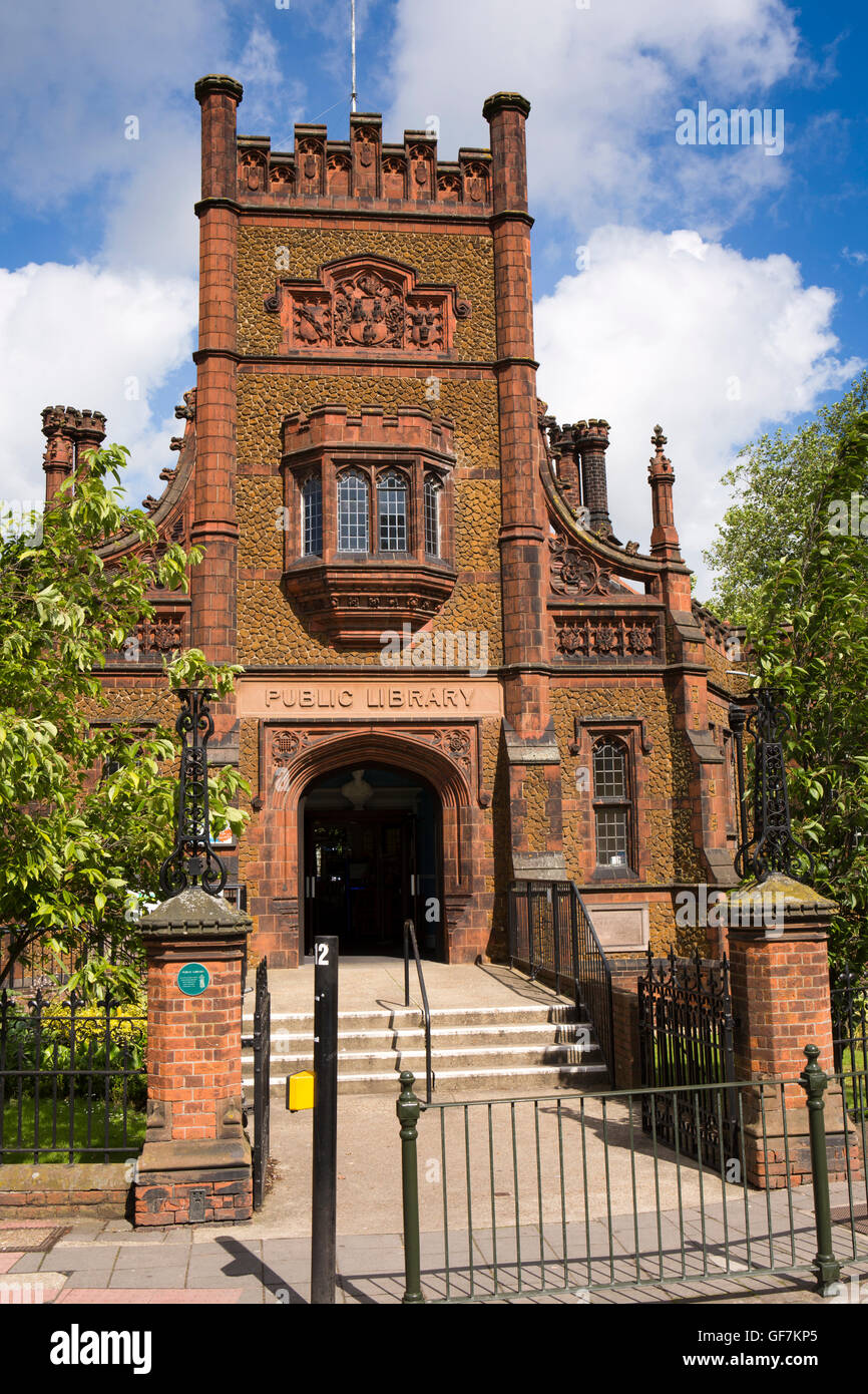 UK, England, Norfolk, King’s Lynn, St James’ Road, Library, built by