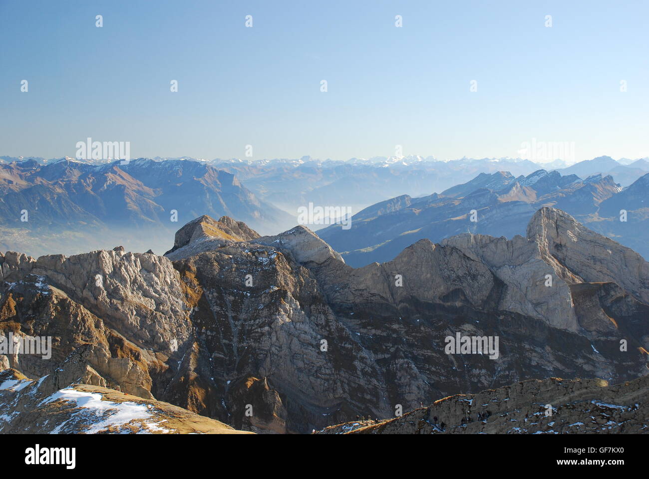 panoramic view of Swiss alps Stock Photo - Alamy