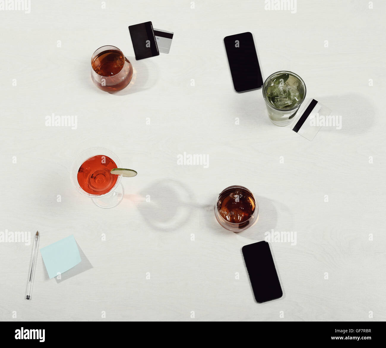 Table top view Stock Photo - Alamy