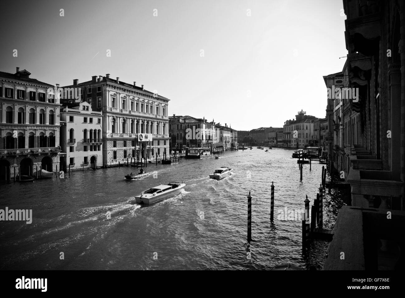 Venezia 2014 - View of the Canal Grande from the terrace of Ca ‘Foscari Stock Photo