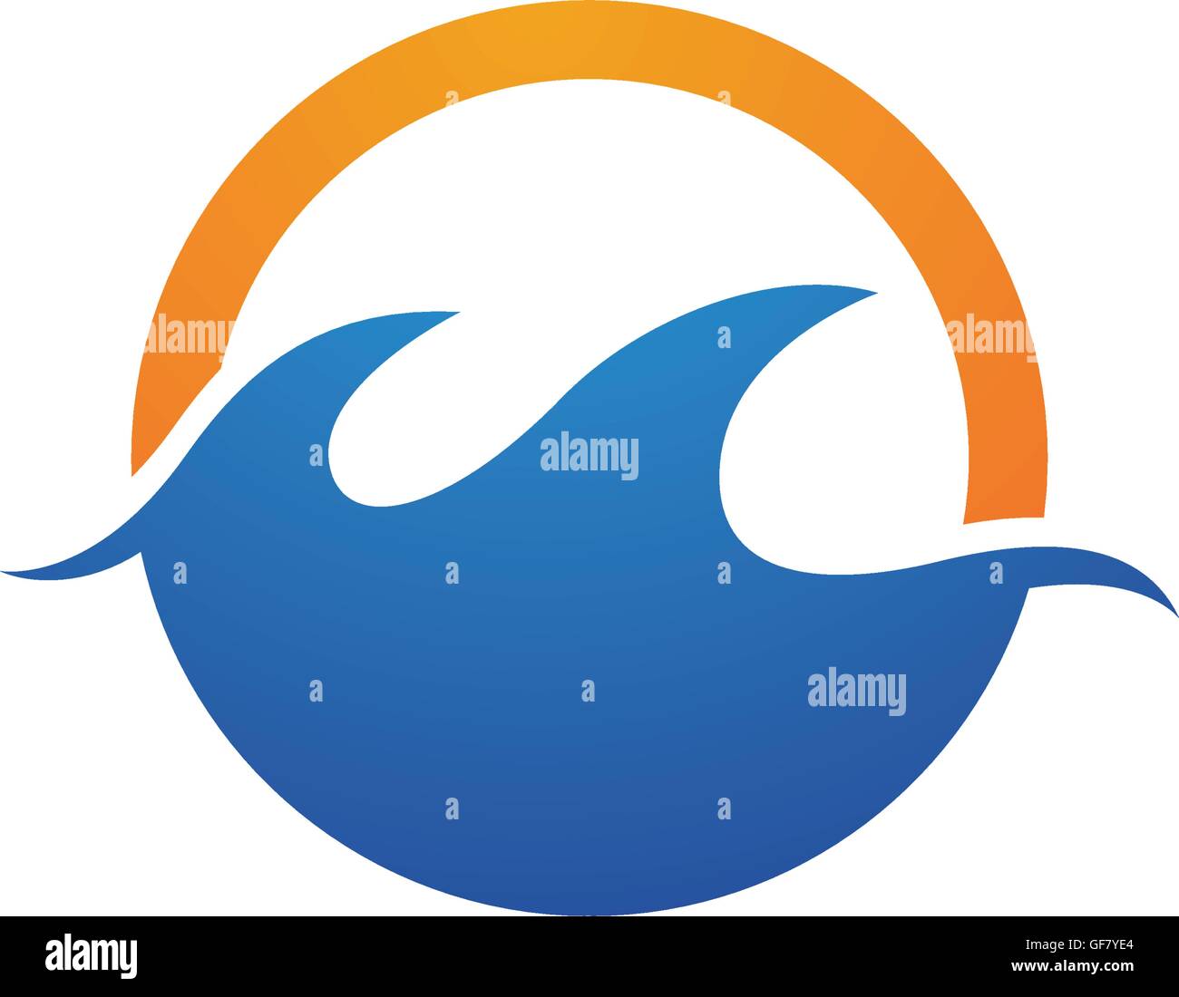 Water wave Logo Template Stock Vector Image & Art - Alamy