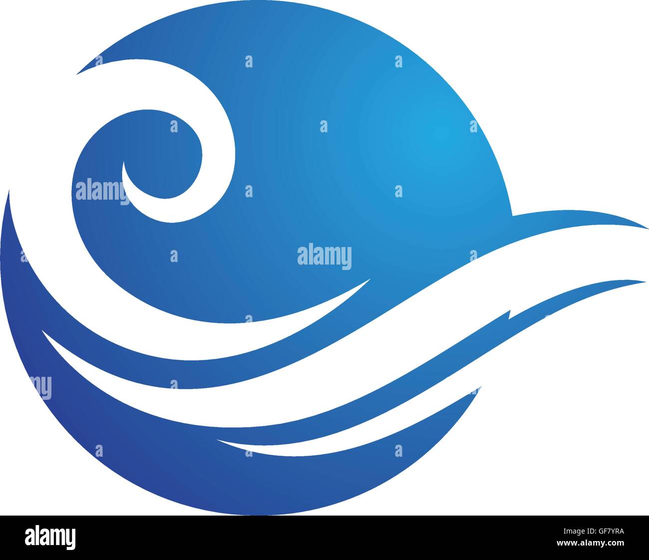 Water wave Logo Template Stock Vector Image & Art - Alamy