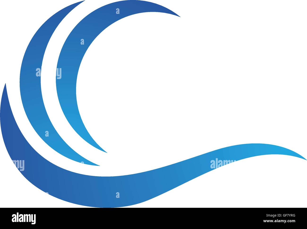 Water wave Logo Template Stock Vector Image & Art - Alamy