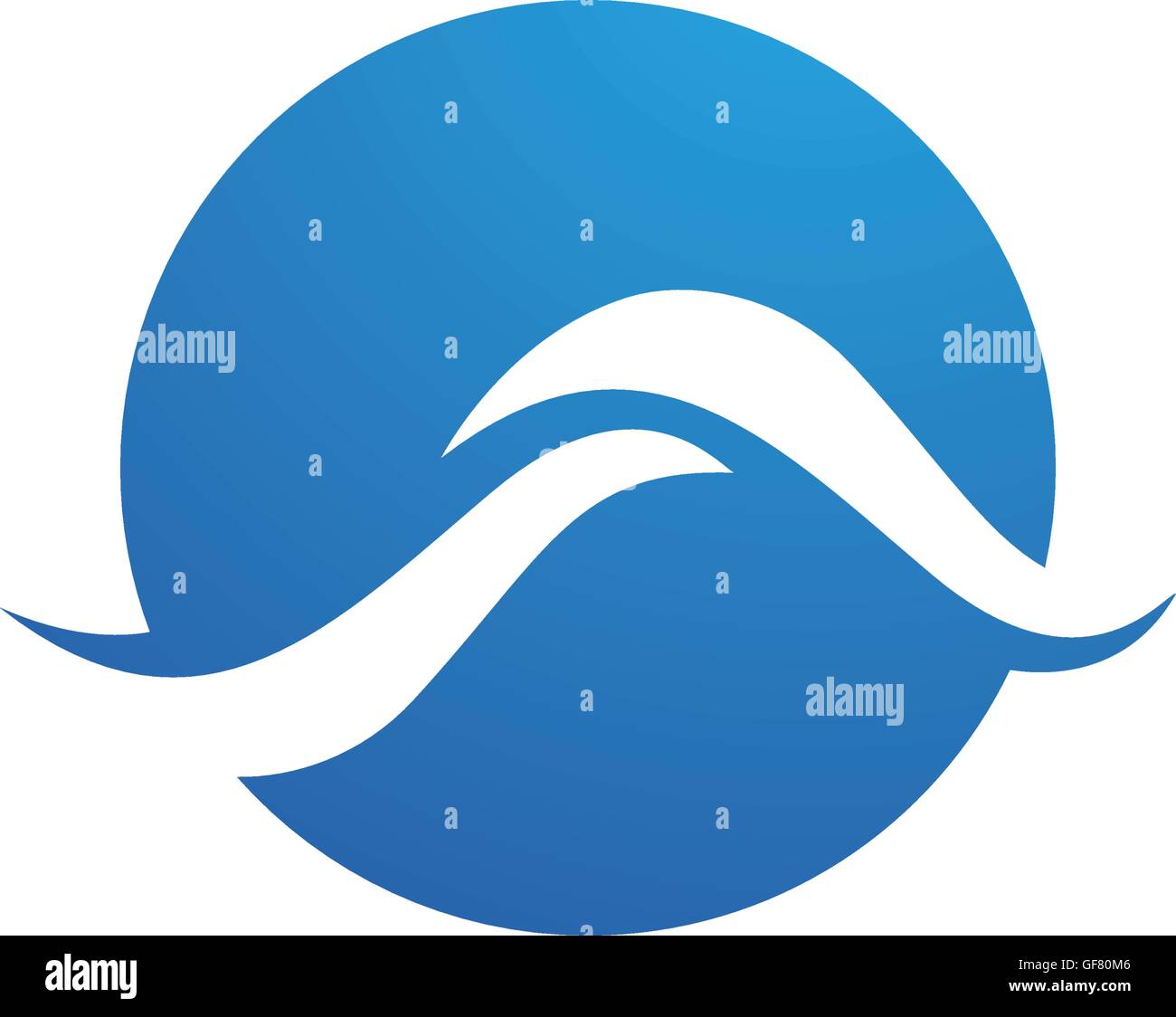 Water wave Logo Template Stock Vector Image & Art - Alamy