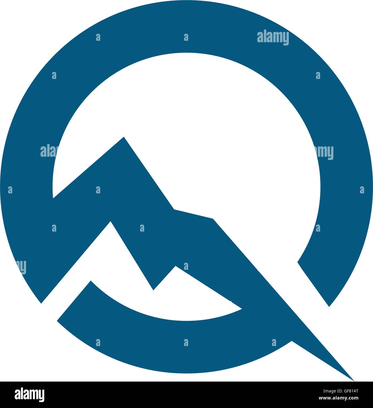 Mountain vector icon illustration design template Stock Vector Image ...
