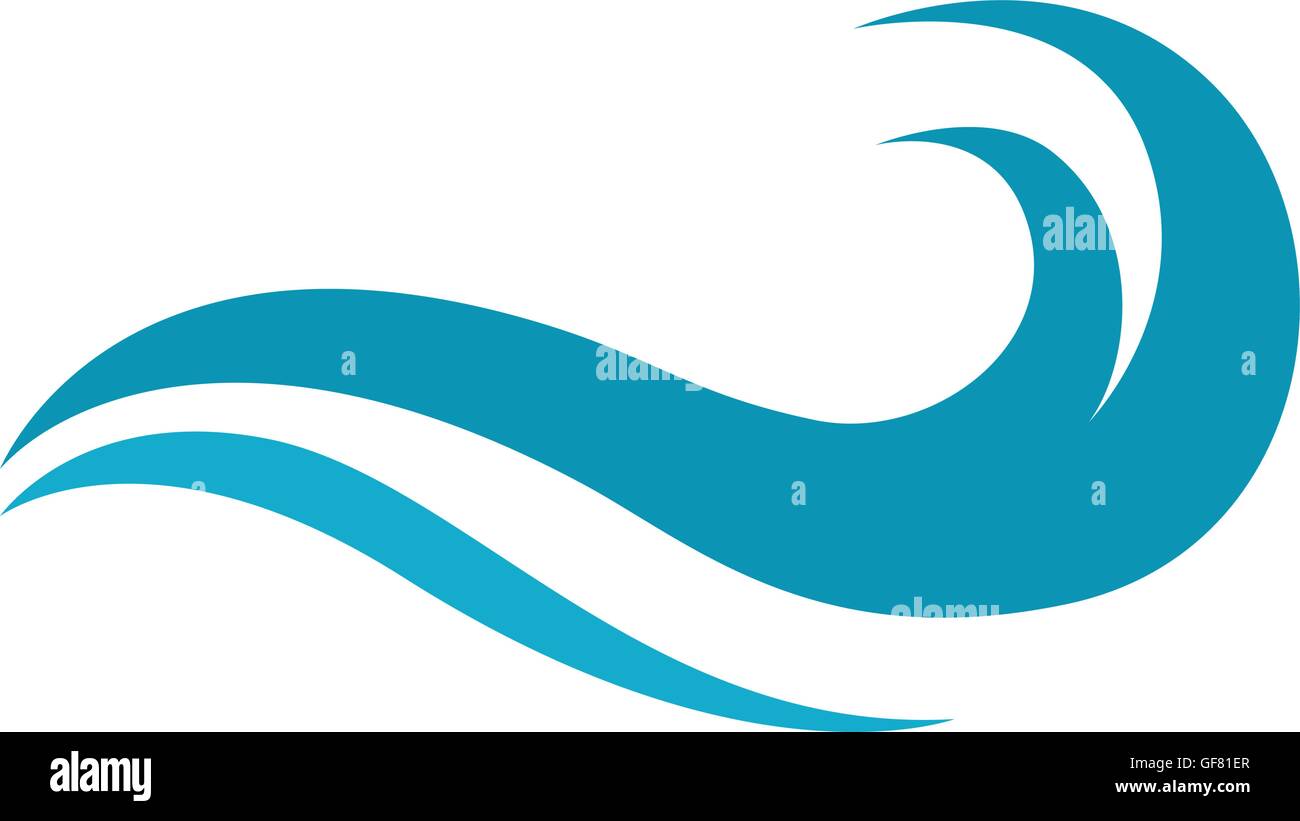 Water wave Logo Template Stock Vector Image & Art - Alamy