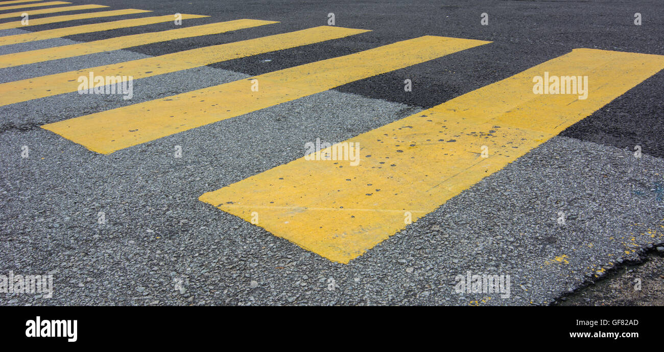 crosswalk road sign background Stock Photo - Alamy